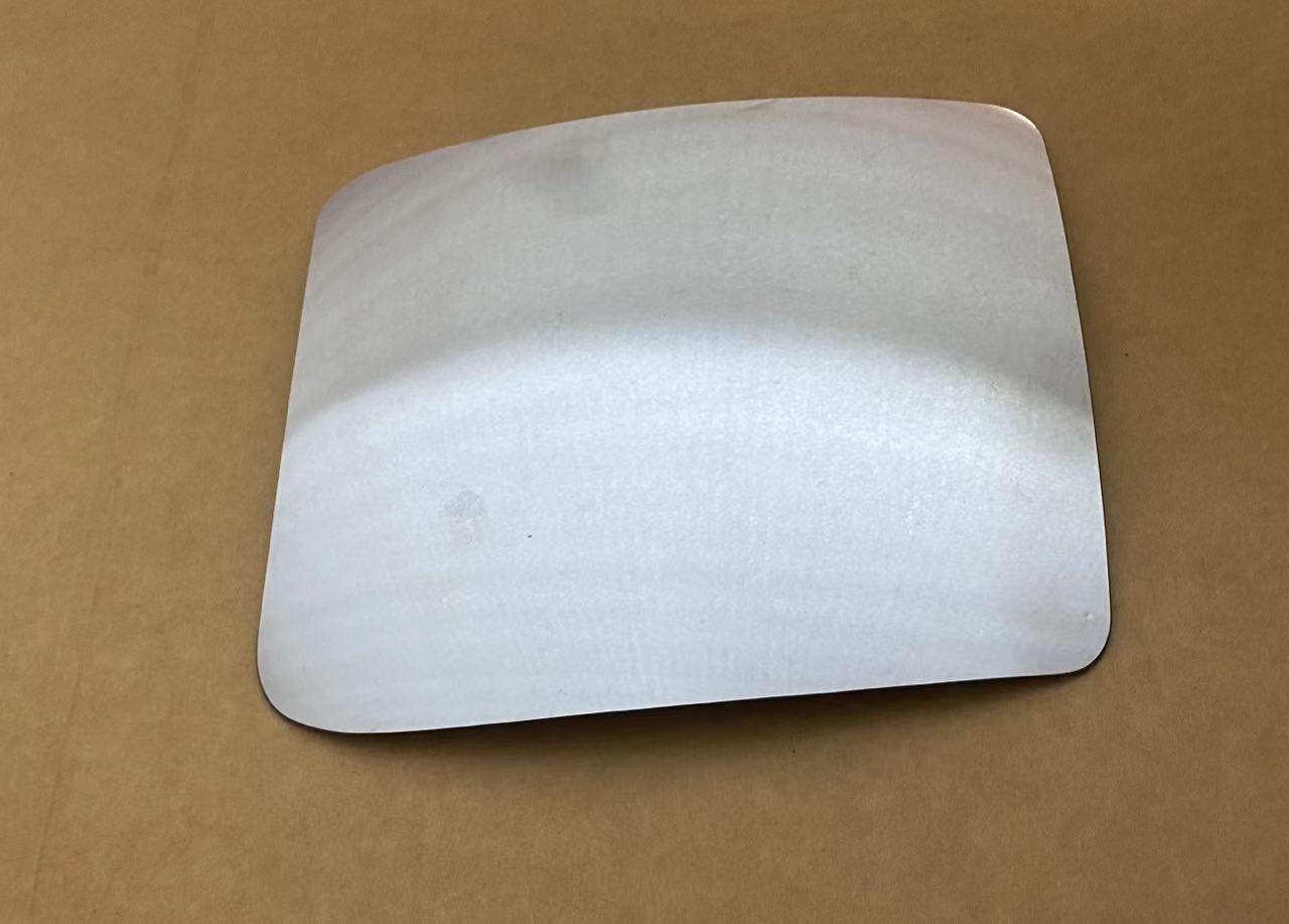 Chrome coated wide-angle truck mirror glass